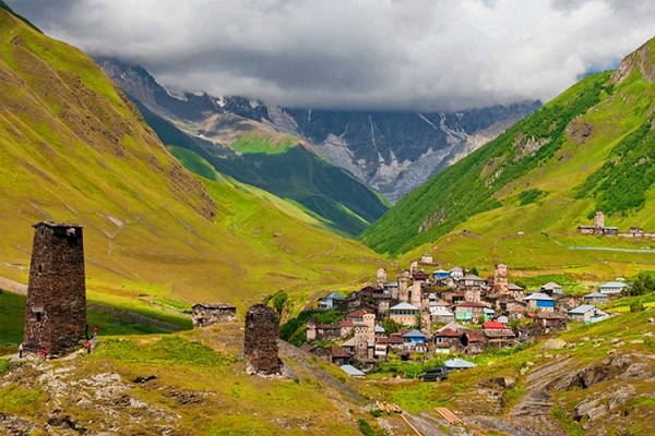 نمایی از روستای باغو کیش