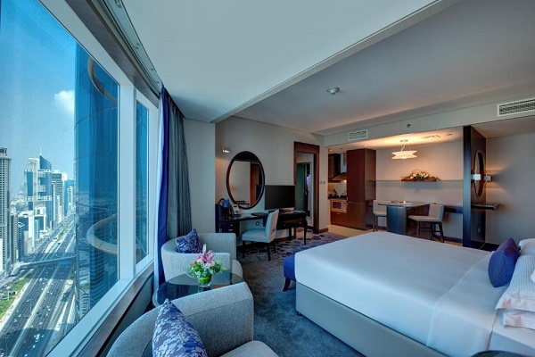 اتاق های هتل رز ریحان دبی