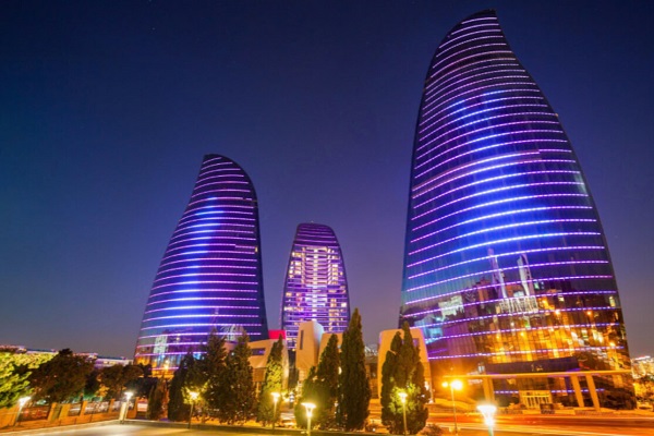 تفریحات برج های شعله باکو