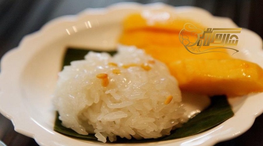 انبه با برنج چسبنده؛ دسر محبوب بانکوک ð¥­ð