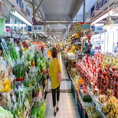 بازار مواد غذایی اور تور کور تایلند