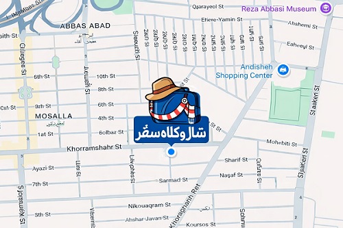 نقشه شال و کلاه سفر